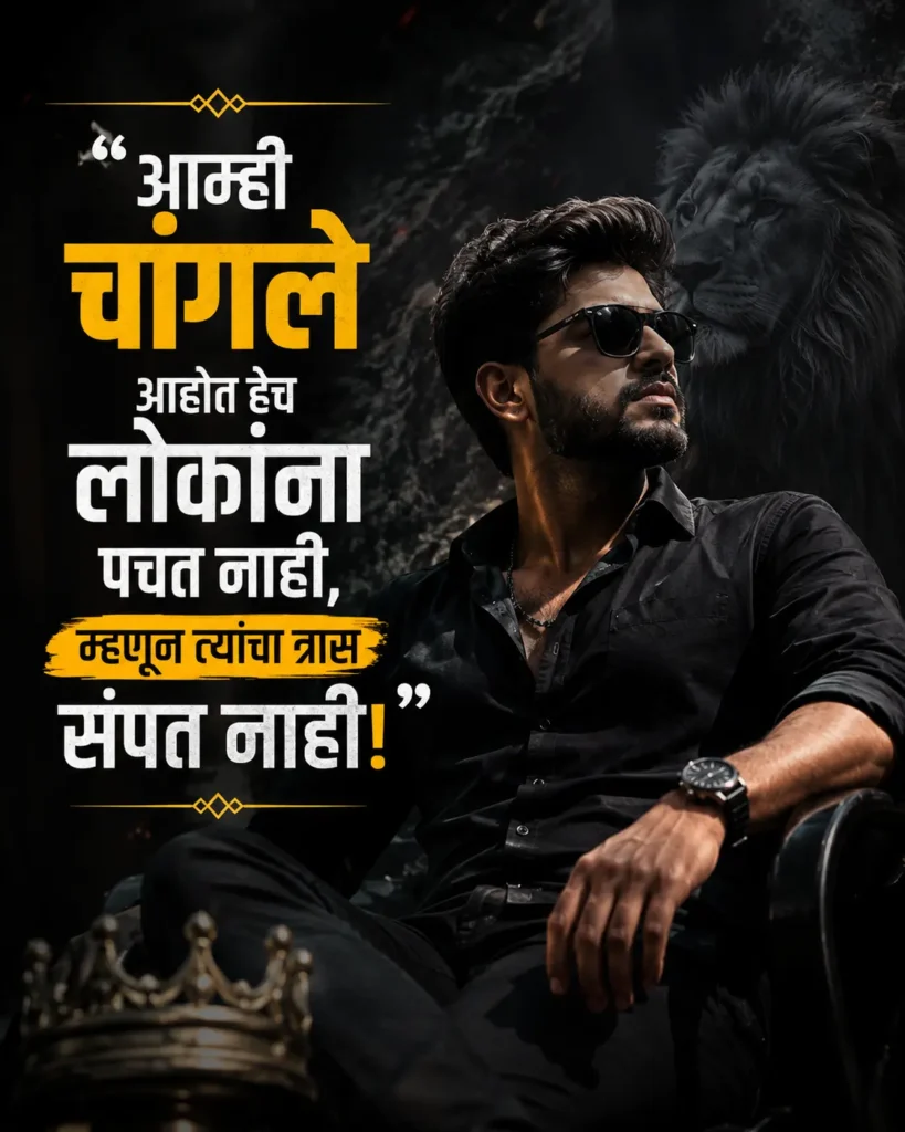 टोमणे मराठी स्टेटस Marathi Tomane Status